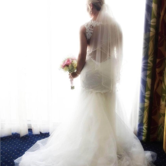 I purchased this dress for my sister for her wedding. She is ready to bless you! - Picture 2 of 4